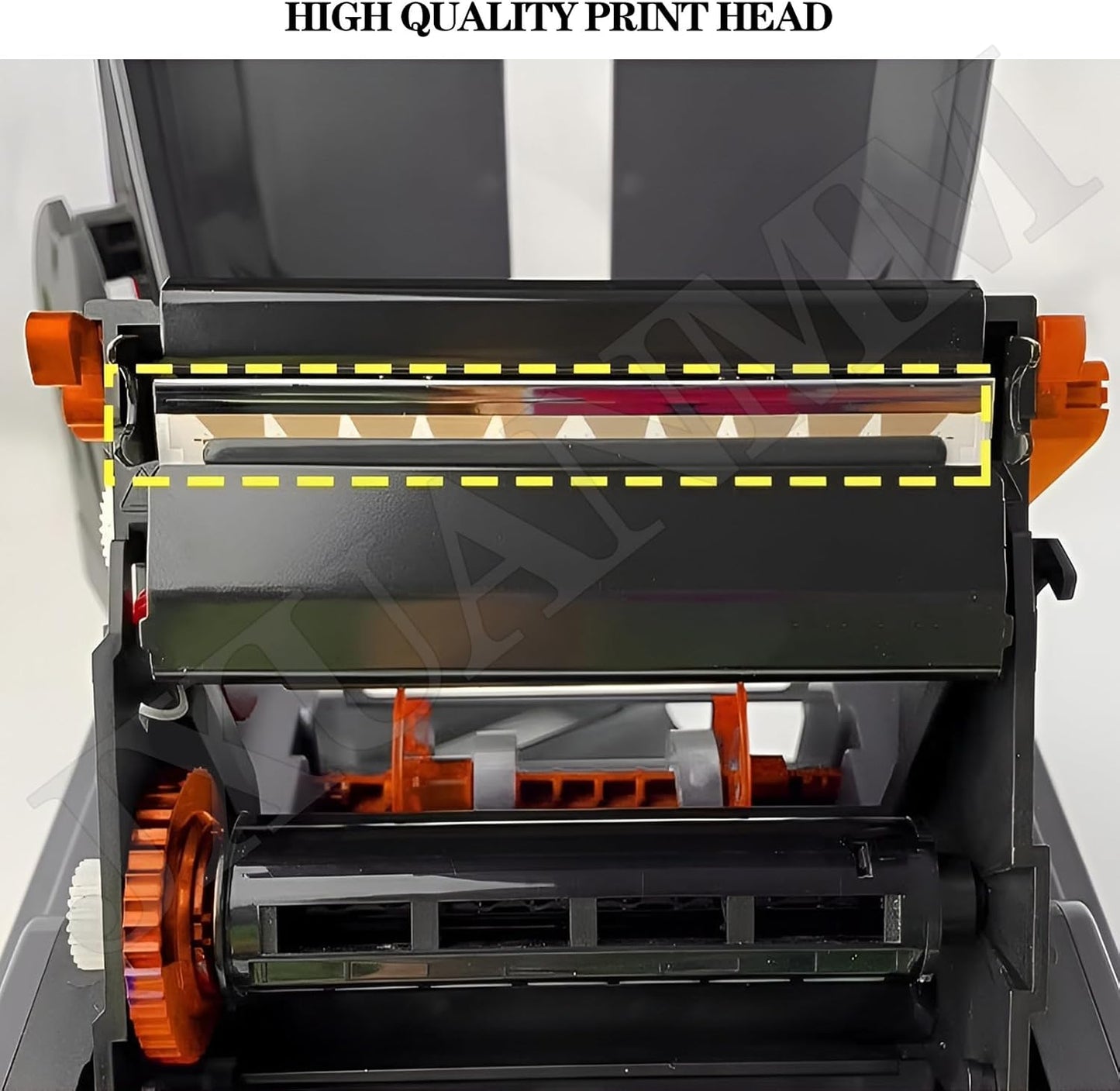 Satinbandsutskriftsmaskin med hållare, 200 dpi digital bandskrivare termisk etikettskrivare foliestämpeltryckmaskin, 150 mm/s, stöder 50+ språk, DIY dekorativt band,SingleRow